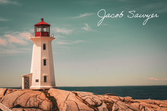 Peggy’s Cove Lighthouse – Nova Scotia Coastal Digital Print